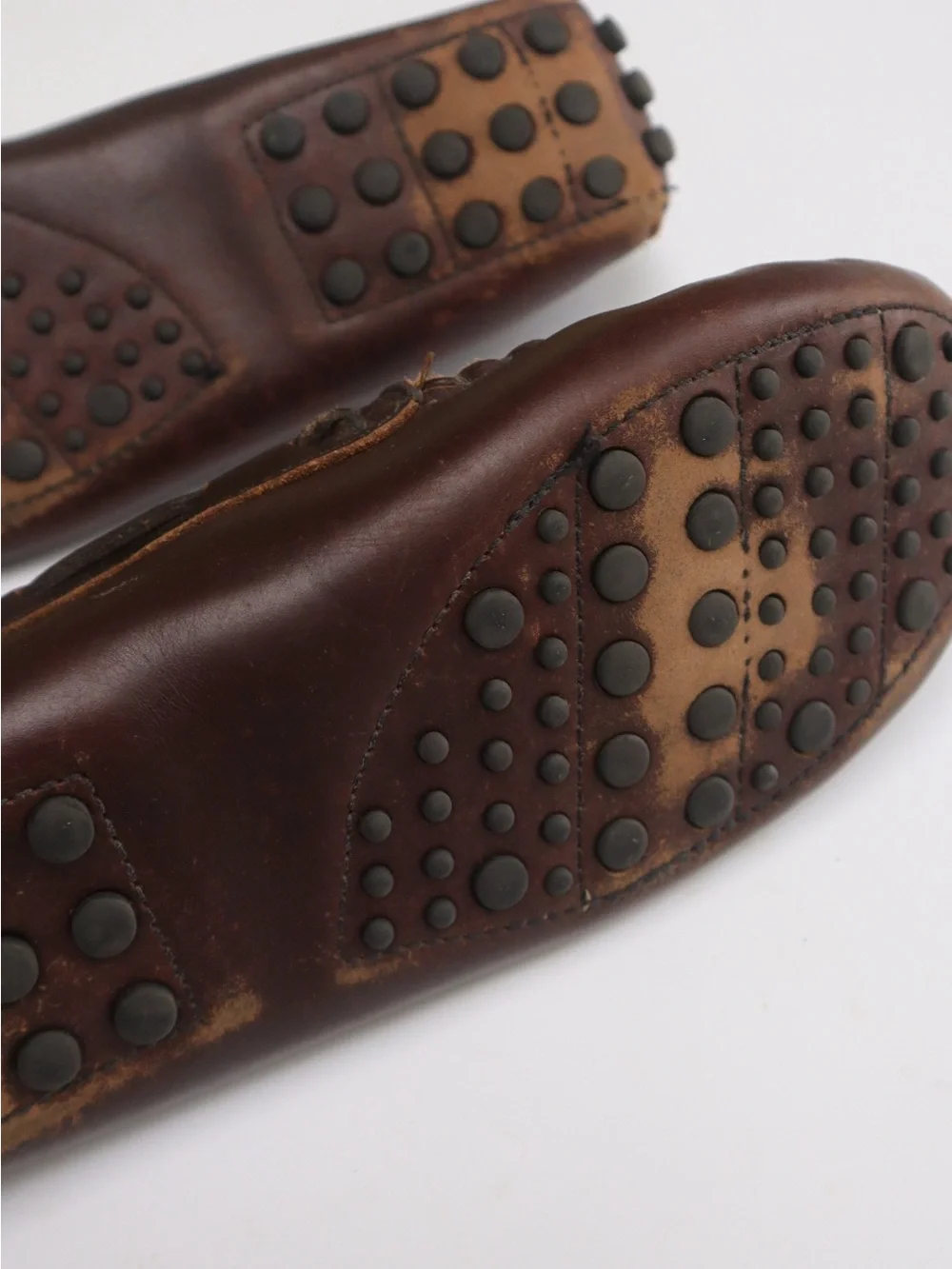 Minnetonka Classic Driver Moccasins Women’s 9 Brown Leather Loafers Style 698
